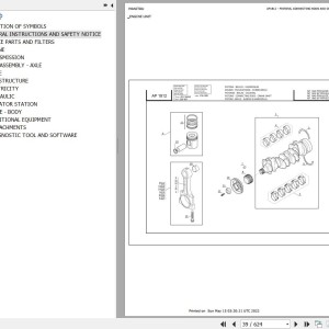 Manitou MT 1436 1840 R PRIVILEGE Parts Catalog 547966