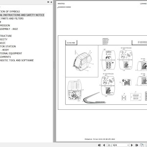 Manitou MT 1436 R PRIVILEGE Parts Catalog 547966