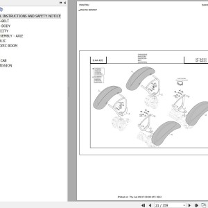 Manitou MT 1440 1840 E3 Parts Catalog 647012