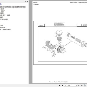 Manitou MT 1440 1840 HA E3 Parts Catalog 647050