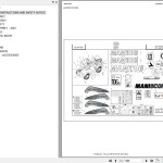Manitou MT 1440 E3 Parts Catalog 647012