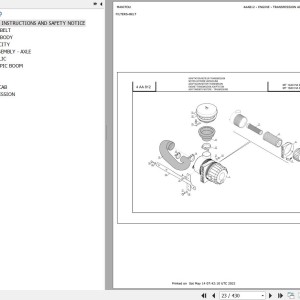 Manitou MT 1440 MT 1840 HA E3 Parts Catalog 647050