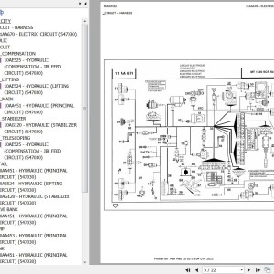 Manitou MT 1530 SCP Series C Parts Catalog 547030
