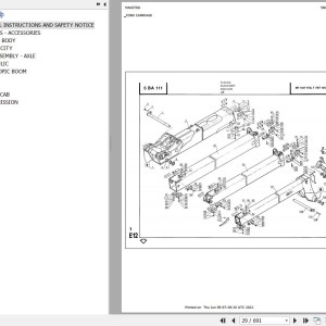 Manitou MT 1637 H SL TURBO MONO ULTRA Parts Catalog 547641