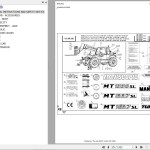 Manitou MT 1637 SL TURBO MONO ULTRA Parts Catalog 547049