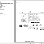 Manitou MT 1740 SL MT-X 1235 S TURBO S3 E3 Parts Catalog 647209