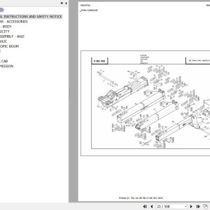 Manitou MT 1740 SL TURBO MONO ULTRA ORH S2 Parts Catalog 547952