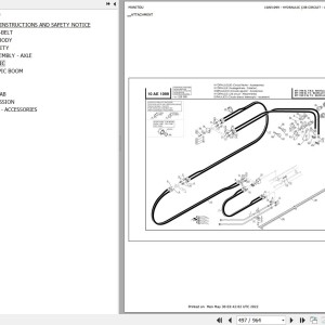 Manitou MT 1745 H SL TURBO ULTRA ORH RC S2 E2 Parts Catalog 547858