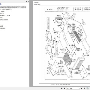 Manitou MT 220 FC Parts Catalog 47523