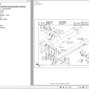 Manitou MT 225 CP Parts Catalog 47824