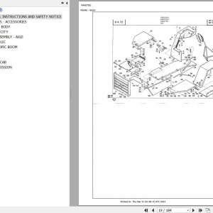 Manitou MT 225 MT 425 H Parts Catalog 647826