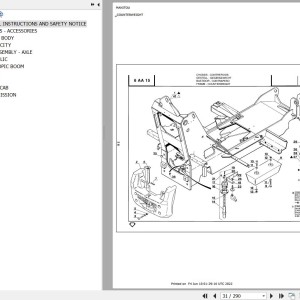 Manitou MT 408 TURBO Parts Catalog 547000