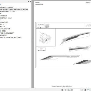 Manitou MT 420 H 57K ST5 S1 Parts Catalog 647739