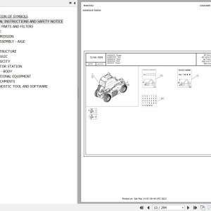 Manitou MT 420 Series RS4 14 H Series Parts Catalog 647751