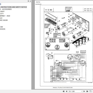 Manitou MT 425 FC Parts Catalog 47566