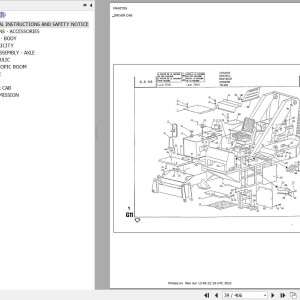 Manitou MT 430 CPDS Parts Catalog 47779
