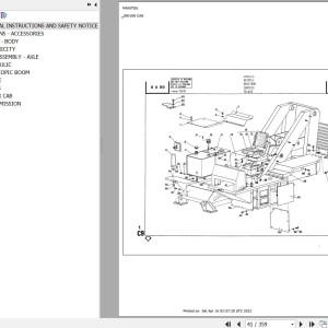 Manitou MT 430 CPLC Parts Catalog 47779