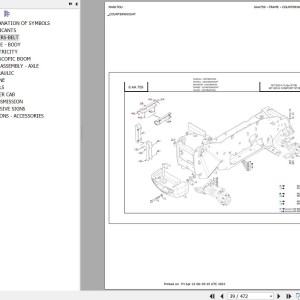 Manitou MT 625 H COMFORT ST3B Parts Catalog 647458