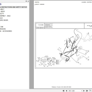 Manitou MT 625 HA 75K S1 E3 Parts Catalog S810706