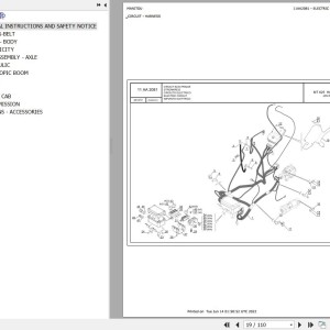 Manitou MT 625 HA 75K S1 E3 Parts Catalog S810707