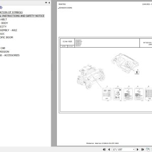 Manitou MT 625 HA 75K ST3B S1 Mining Parts Catalog 647765