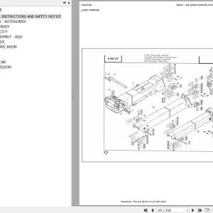 Manitou MT 728-2 728-4 928-4 Turbo Parts Catalog 547103