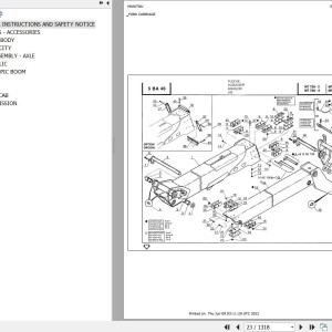 Manitou MT 728-2 Parts Catalog 547103