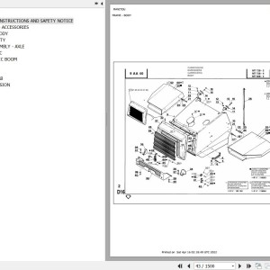 Manitou MT 728-4 TURBO Parts Catalog 547103