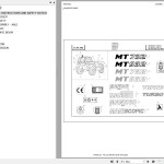 Manitou MT 728 SC E2 Parts Catalog 547973