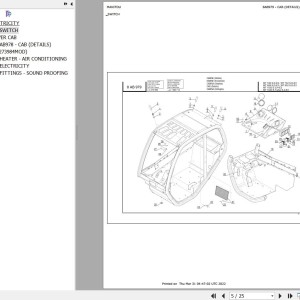 Manitou MT 728 TURBO SD E3 Parts Catalog 273984MOD
