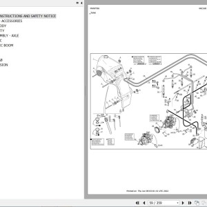 Manitou MT 732 SB E2 USA Parts Catalog 547903