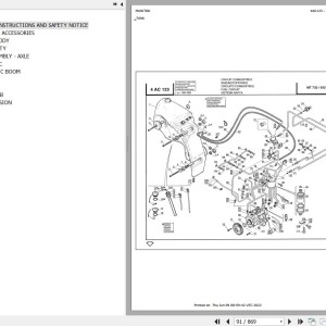 Manitou MT 732 TURBO SA Parts Catalog 547785