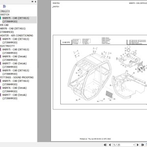 Manitou MT 732 TURBO SD E3 Parts Catalog 273984MOD