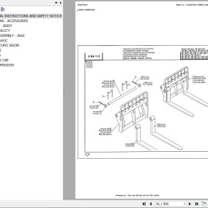 Manitou MT 845 S2 Parts Catalog 547751