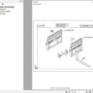 Manitou MT 930 BACOU Parts Catalog 547768