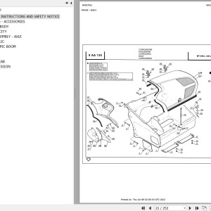Manitou MT 940 L 120 LS USA Parts Catalog 547805