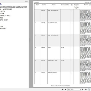Manitou MT 940 L S2 Parts Catalog 547751