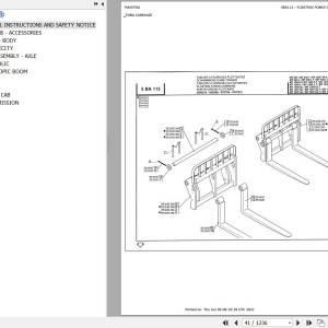 Manitou MT 940 L TURBO MONO ULTRA S2 Parts Catalog 547751