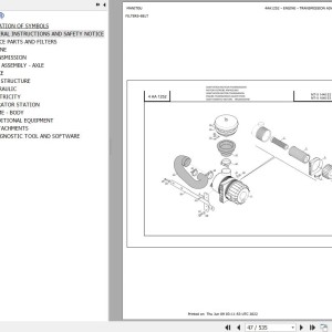 Manitou MT-X 1840 E3 Parts Catalog 647143