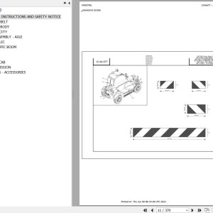 Manitou MT-X 625 TURBO COMFORT S2 E3 Parts Catalog 647140