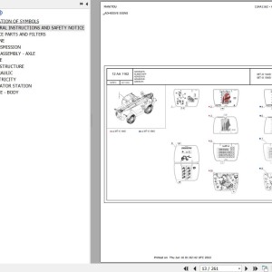 Manitou MT-X1440 A 100P ST3A S2 Parts Catalog 647813