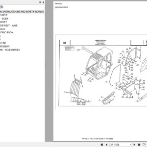 Manitou MVT 1130 L TURBO COMFORT LINE MOT 1004 40T Parts Catalog 648059