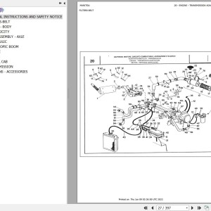 Manitou MVT 1135 L TURBO COMFORT LINE MOT 1004 4T Parts Catalog 648123