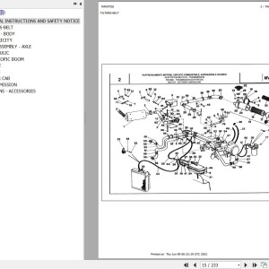 Manitou MVT 1230 L COMFORT LINE MOT 1004-42 Parts Catalog 648000