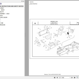 Manitou MVT 1232 SL TURBO SERIE M E2 Parts Catalog 648290