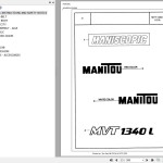 Manitou MVT 1340 L Parts Catalog 547058