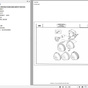 Manitou MVT 628 TURBO REXROTH COMFORT LINE MOT 1004 40T Parts Catalog 547739