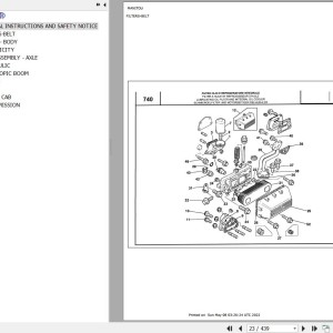 Manitou MVT 665 TURBO COMFORT LINE MOT 1004 4T Parts Catalog 547471