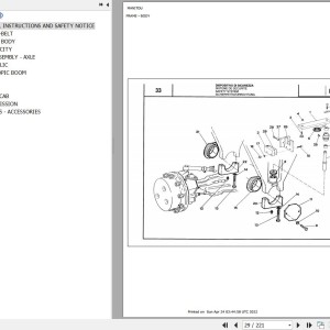 Manitou MVT 670 TURBO MOT 1004 4T Parts Catalog 547230