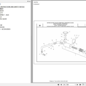 Manitou MVT 675 TURBO COMFORT LINE MOT 1104C 44TA E2 ARMEE AUSTRALIE Parts Catalog 648347